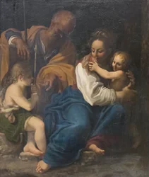 Heliga familjen och den helige Johannes döparen