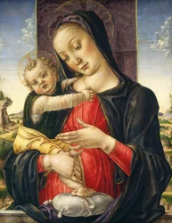 Madonna med barn, ca 1475 (tempera på poppelplatta)