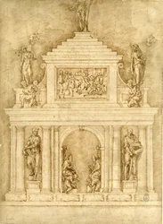 Proyecto para las sepulturas de León X y Clemente VII