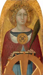 Sankta Katarina av Alexandria, ca. 13351340.