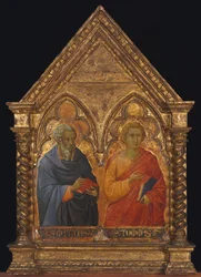 De heliga Matthias och Thomas, ca. 1350.
