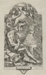 Sankt Paulus av Thebe frestad av en demon, efter Magnasco, ca. 1720-30.