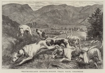 Westmoreland Sports, Hound Trial Race, Grasmere