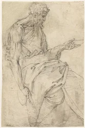 Johannes Döparen sitter