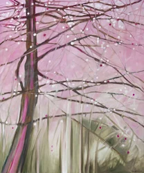 Den drömlika rosa skogen