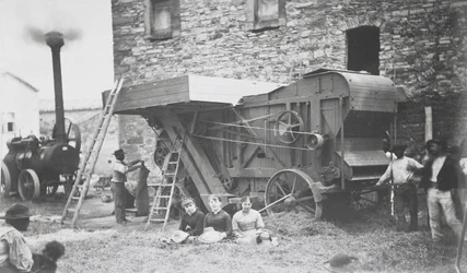 Ångtröskmaskin, Mons, 1883