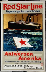 Red Star Line, Antwerpen Amerika, ca 1899