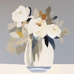 Mjukt blomsterstilleben