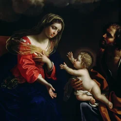 Den heliga familjen, detalj, 1682