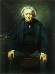 Porträtt av Jean Baptiste Camille Corot, 1874
