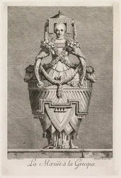 Grekisk maskerad: The Greek Bride Plate 6, 1771.