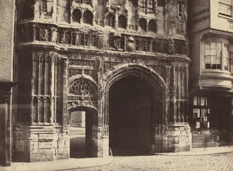 Christchurch Gateway, Canterbury, 1854, tryckt 1857.