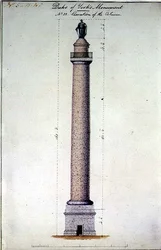 Höjd av hertigen av Yorks monument, Carlton Gardens, London