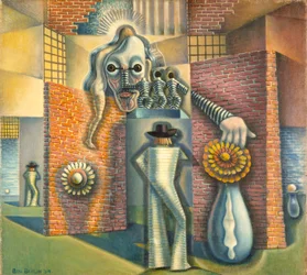 Utan titel (surrealistisk abstraktion), 1939