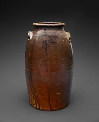 Churn, c. 1880 (glidglaserat stengods)