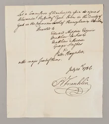 Konkurskommissionen, 20 juli 1786 (penna och bläck på papper) (se även 2561291-93)