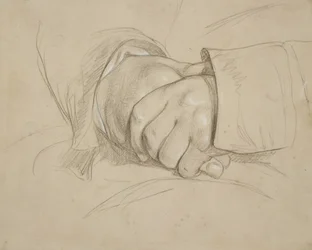 Clasped Hands, som sägs vara poeten William Wordsworths