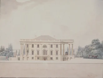Presidentens södra portik, 1807