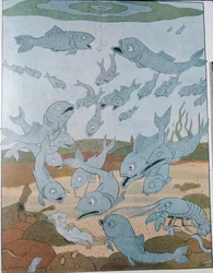 Illustration till albumet "Gedeon, tjuvarnas ledare"