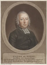 Porträtt av pastor Willem de Koning