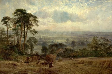 Cornfields, Wollaton Hall, Nottingham, 1800-talet