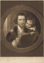 Benjamin West och hans son Raphael Lamar West