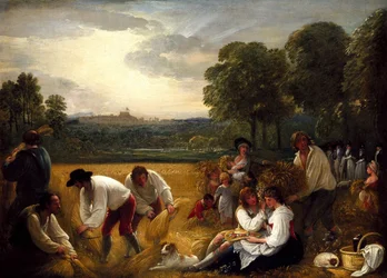 Skörd vid Windsor av Benjamin West, PRA