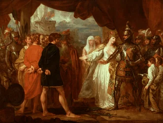 Drottning Philippa går i förbön för borgarna i Calais, 1788