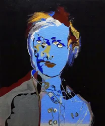 50 stora författare i historien : Arthur Rimbaud, 2015 (olja och akryl på duk)