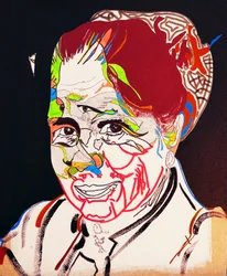 50 stora författare i historien : Marguerite Yourcenar, 2015 (olja och akryl på duk)
