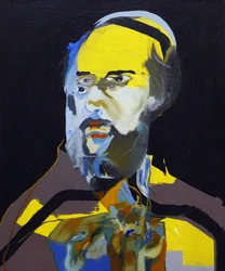 50 stora författare i historien : Paul Verlaine, 2015 (olja och akryl på duk)