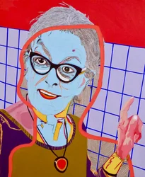 Dårarnas skepp : Genevieve, 2020 (olja på duk)