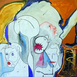 Michael Ackerman, 2001 (olja på duk)