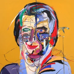 Sébastien bleu, 2000 (olja på duk)