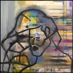 Surautoporträtt 1, 2003 (olja på duk)