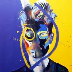 Surporträtt : Astrid, 2016 (olja på duk)