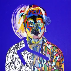Surportrait : Olivier Corseri, 2019 (olja på duk)