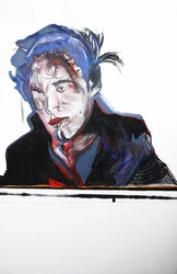 Surportrait : le fantôme 1, 2000 (olja på duk)