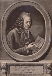Voltaire, fransk författare och filosof, c1700-talet 1894
