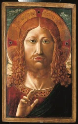Kristus välsignelse (tempera, olja  guld på pannå)