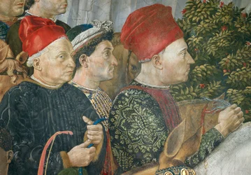 Procession av Magi Kings till Betlehem
