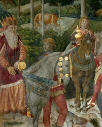 De tre vise männens tillbedjan (fresco)