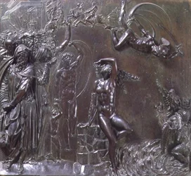 Perseus räddar Andromeda (brons)