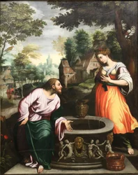 Jesus och den samaritiska kvinnan.