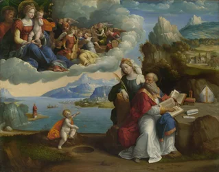 Visionen av Saint Augustine, ca. 1520