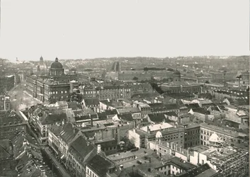 Panorama över staden Berlin, Tyskland, 1895.