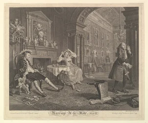 Vigsel A-la-Mode, tavla II, april 1745.