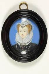 Drottning Elizabeth I (emalj)
