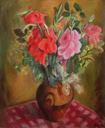 Stilleben med blommor