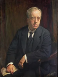 Porträtt av Gustav Holst, 1923